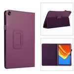 Per Huawei MatePad SE 10.4 Custodia per tablet in pelle con texture Litchi con supporto (viola)