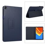 Per Huawei MatePad SE 10.4 Custodia per tablet in pelle con texture Litchi con supporto (blu scuro)