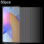 Per Honor X10 Lite 50pz 0.26mm 9H 2.5D Pellicola in vetro temperato