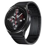 Per Huawei Watch 3 / GT 3 Pro / GT 2 Cinturino universale in acciaio al titanio a sgancio rapido (nero)