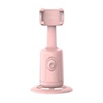 P01 Stabilizzatore cardanico follow-up a rotazione 360 con interfaccia da 1/4 di pollice (rosa)