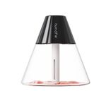 Mini purificatore d'aria per umidificatore a vulcano da tavolo per uso domestico (nero)