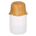 Umidificatore USB da tavolo Luce notturna per aromaterapia con venature del legno (colore chiaro)