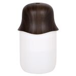 Umidificatore USB da tavolo Luce notturna per aromaterapia con venature del legno (colore scuro)