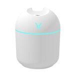 Umidificatore per auto con luce notturna colorata per mini desktop USB, specifiche: 250 ml (Y-bianco)