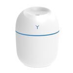 Umidificatore per auto con luce notturna colorata per mini desktop USB, specifiche: 220 ml (Y2-bianco)
