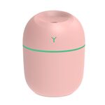 Umidificatore per auto con luce notturna colorata da tavolo USB mini, specifiche: 220 ml (Y2-rosa)