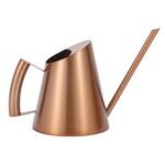 Annaffiatoio con beccuccio lungo in acciaio inossidabile per giardinaggio domestico, dimensioni: 1500 ml (bronzo)