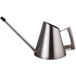 Annaffiatoio con beccuccio lungo in acciaio inossidabile per giardinaggio domestico, dimensioni: 1500 ml