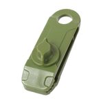 10 clip per tende aggiuntive con punto di trazione per squalo, clip antivento per baldacchino da campeggio all'aperto (verde scuro)