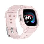 Per Fitbit Versa 4/3 / Sense 2 / Sense 1 Armor Cinturino in TPU integrato (Fink)