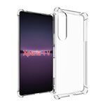 Per Sony Xperia 1 V Custodia per telefono in TPU antiurto con ispessimento antiscivolo (trasparente)