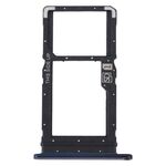 Vassoio per scheda SIM originale per Motorola Moto One Fusion Plus + vassoio per scheda Micro SD (blu)