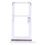 Vassoio per scheda SIM originale per Motorola Moto One Fusion Plus + vassoio per scheda Micro SD (bianco)