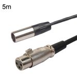 Cavo di bilanciamento Xlrmini Caron da femmina a mini maschio per cavo audio per microfono scheda audio 48V, lunghezza: 5 m