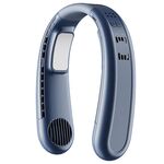 F63 Ventilatore a collo sospeso con raffreddamento a semiconduttore Mini ventilatore esterno silenzioso USB (blu)