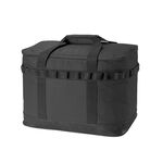 Borsa da campeggio impermeabile per stoviglie e utensili da cucina Borsa da picnic multifunzionale (nero classico)