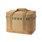Borsa da campeggio impermeabile per stoviglie e utensili da cucina Borsa da picnic multifunzionale (cachi)