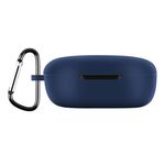 Custodia protettiva per auricolari in silicone Xiaomi Redmi Buds 4 Lite con gancio (blu notte)
