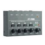 Mixer a 4 vie con commutazione stereo a canale singolo Mini segnale audio ibrido piccolo