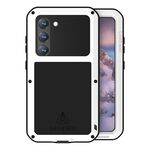 Per Samsung Galaxy S23 5G LOVE MEI Custodia in metallo antiurto impermeabile antipolvere (bianca)