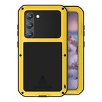 Per Samsung Galaxy S23 5G LOVE MEI Custodia in metallo antiurto impermeabile antipolvere (gialla)
