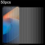 Per vivo iQOO Z7 / Z7s 50pz 0.26mm 9H 2.5D Pellicola in vetro temperato