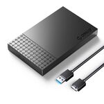 ORICO ORICO-2526U3-V1 Custodia per disco rigido esterno USB 3.0 Micro-B da 2,5 pollici (nero)