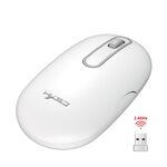 HXSJ T15 2,4 GHz 4 tasti mouse muto wireless (bianco)