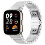 Per Xiaomi Redmi Watch 3 / Mi Watch Lite 3 Cinturino per orologio in metallo con una perlina in acciaio (argento)
