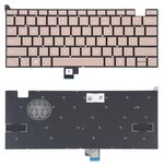 Tastiera versione USA senza pulsante di accensione per Microsoft Surface Laptop Go 1934 (oro)