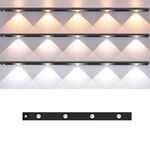 Barra luminosa con sensore per corpo umano Smart LED ultrasottile, lunghezza: 60 cm (nero pianoforte)