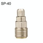LAIZE SP-40 10 pezzi connettore pneumatico autobloccante tipo C a montaggio rapido