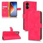 Per Tecno Camon 19 Neo Skin Feel Custodia magnetica per cellulare in pelle (rosa rossa)