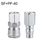 LAIZE SF + PF-40 10 pezzi connettore pneumatico a montaggio rapido per tubo dell'aria autobloccante tipo C