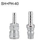 LAIZE SH + PH-40 10 pezzi connettore pneumatico a montaggio rapido per tubo dell'aria autobloccante tipo C