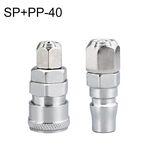 LAIZE SP + PP-40 10 pezzi connettore pneumatico a montaggio rapido per tubo dell'aria autobloccante tipo C