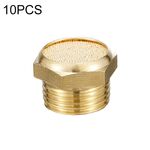 LAIZE 10 pezzi silenziatore pneumatico piatto semi rame, calibro: 3 punti