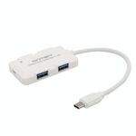 Onten OTN-9102 Docking station HUB portatile USB 3.0 a 4 porte (bianco)