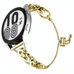 Cinturino per orologio stile B con catena a perline a cerchio singolo da 20 mm (oro)