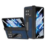 Custodia per telefono all-inclusive per vivo X Fold Napa Texture (blu)