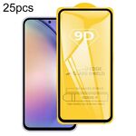 Per Samsung Galaxy A54 25 pezzi 9D Full Glue Pellicola in vetro temperato a schermo intero