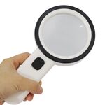 Lente d'ingrandimento HD portatile 30X JHS407 con luce LED (pacchetto carta)