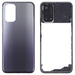 Per OPPO A93 5G Coperchio posteriore della batteria con telaio centrale (nero)