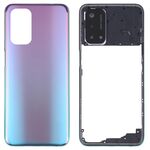 Per OPPO A93 5G Coperchio posteriore della batteria con cornice centrale (blu)
