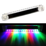 Spia luminosa per auto con sensore LED solare per lunotto posteriore senza cablaggio (colore)