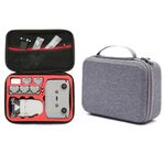 Per DJI Mini 2 SE Custodia rigida antiurto grigia per il trasporto, dimensioni: 21,5 x 29,5 x 10 cm (rosso)