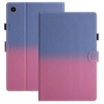 Custodia per tablet in pelle sfumata con cuciture per Samsung Galaxy Tab A 10.1 2019 T510 / T515 (rosa blu)