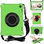 Custodia protettiva in silicone per tablet Amazon Kindle Fire HD 8/8 Plus 2022/2020 Spider King (verde)