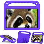 Per Samsung Galaxy Tab A 10.1 2019 T510/T515 Custodia per tablet antiurto in EVA con supporto (viola)